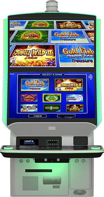 Kascada dual-screen VGT gaming cabinet — Triple Diamond Gaming Pennsylvania